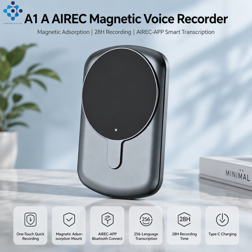 A1A Ai Note Taker Smart AI Voice Recorder